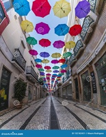 YUBO coloré rue parapluies décoratifs repère local café hôtels restaurants musée d'art événement décoration de plafond