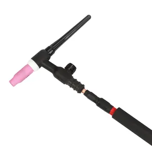 TEMWELL prix d'usine WP17FV torche de soudage TIG souple FlexibleCable tuyau 8mm gaz. Connecteur rapide