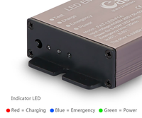 Boîtier d'éclairage de secours LED Conversion d'urgence Blanc 80 Amplificateur mono bloc audio de voiture 60W Aluminium 1 pièce 125 2 ans 50000