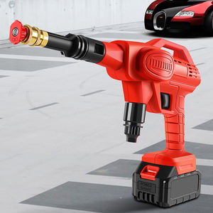 24V lityum elektrikli otomotiv temizleyici su tabancası yüksek basınçlı araba yıkama köpük jeneratörü su tabancası ev bahçe temizleme - Product Image 3