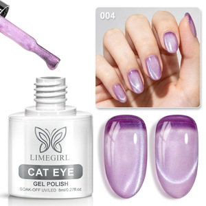 Vernis à ongles gel effet œil de chat, 18 couleurs, perles de verre, respectueux de la peau, durcissement UV LED magnétique, pour salon de manucure, vente en gros - Product Image 5