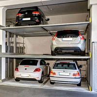Vente directe usine : Système de stationnement hydraulique en acier à trois niveaux souterrain, sans évitement de trous, pour garage et stockage de véhicules en sous-sol
