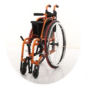 Fauteuil roulant manuel Keling Medical KL-C01L, compact, léger, résistant à la corrosion, pour la santé et les massages - Product Image 2