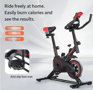 Bicicleta <span class=keywords><strong>de</strong></span> <span class=keywords><strong>Spinning</strong></span> <span class=keywords><strong>para</strong></span> Uso Doméstico, Bicicleta <span class=keywords><strong>de</strong></span> Ejercicio con Material <span class=keywords><strong>de</strong></span> Acero, Resistencia Magnética, Pantalla LCD, Volante <span class=keywords><strong>de</strong></span> Inercia <span class=keywords><strong>de</strong></span> 4 kg - Product Image 4