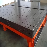 Nouvelle station de soudage 3D, plateforme de soudage flexible réglable, banc de travail modulaire en fonte pour structure en acier