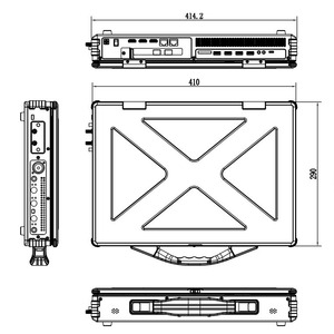 Station de travail mobile tout-en-un pour la diffusion en direct, l'enregistrement et la réalisation de vidéos, commutateur multi-caméras Vmix, résolution 1920x1080 - Product Image 2