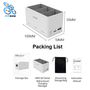 Carregar <span class=keywords><strong>3</strong></span> Drone Peças Two-Way Battery Hub de Carregamento Baterias para Mini <span class=keywords><strong>3</strong></span> Pro/Mini <span class=keywords><strong>3</strong></span> Mini 4 Pro Drone Acessórios - Product Image 4