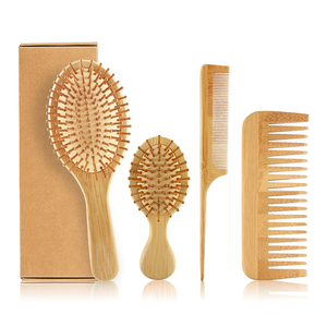 Top Quality OEM Private Label Bamboo Hair Brush Comb Massage Brush Hair For Women