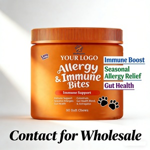 ओम/ओटम डॉग प्रोबायोटिक्स खुजली वाली त्वचा और कान के लिए नरम चाव, एलर्जी राहत chews मौसमी एलर्जी आंत और पाचन स्वास्थ्य का समर्थन करते हैं - Product Image 3
