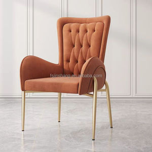 JINS Modern Dining Room Banquet Pu Leather High Back Dining <strong>Chairs</strong> With Gold Stainless Steel