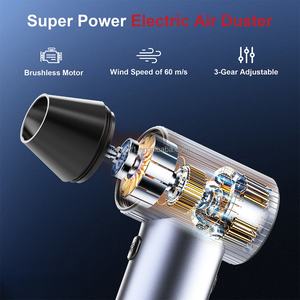 Aspirateur souffleur Jarvis, fonction souffleur, ventilateurs sans balais, superchargeur électrique, aspirateur portable, ventilateur turbo portable, souffleur d'air portable - Product Image 5