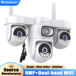 Caméra de sécurité WIFI 9MP à triple objectif et 3 écrans Vstarcam CS623SR O-KAM Pro, caméra IP sans fil PTZ extérieure, <span class=keywords><strong>prix</strong></span> d'usine - Product Image 1