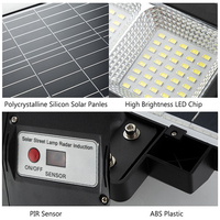 Lampadaire solaire LED tout-en-un Anern Lights 100W 300W 500W 3000W pour extérieur