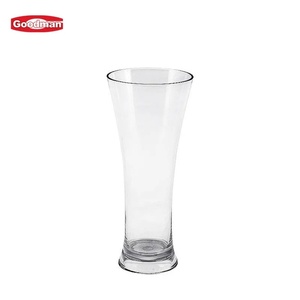 Modern Design Plastic PC Highball Glass Cups <b>Trumpet</b>-Shaped Juice Drinking Bar Glass for Back to School - Product Image 1