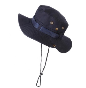 Logo personalizzato all'aperto a prova di vento veloce a prova di vento mimetico Ripstop cappello da pesca cappello con stringa regolabile - Product Image 5