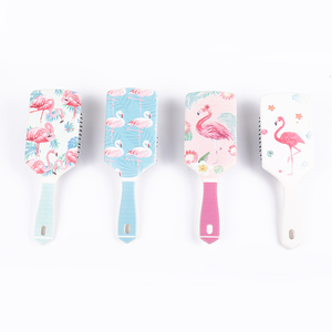 Toni & Guy phim hoạt hình đệm không khí Lược Salon sử dụng ABS <span class=keywords><strong>C005</strong></span> chống tĩnh Trắng hào phóng tấm làm tóc bàn chải massage Lược - Product Image 3