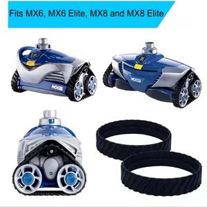 Paquete de 2 rieles de plástico para neumáticos de repuesto para <span class=keywords><strong>MX8</strong></span> MX6, máquina limpiadora de piscinas, cinturón limpiador de piscinas - Product Image 3