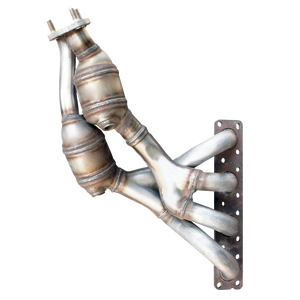 Nouveau collecteur d'échappement catalytique en acier inoxydable S409 de marque YueYang avec garantie d'un an pour moteur de voiture 318i E46 4 portes M43 - Product Image 5