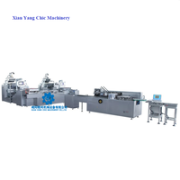 Ligne de production de machines d'emballage de sachets à fermeture sur quatre côtés entièrement automatiques à commande PLC haute vitesse pour aliments en granulés et en poudre