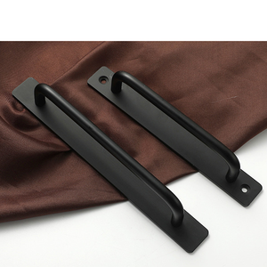 Pabrik langsung aluminium Aloi permukaan dipasang pegangan Modern sederhana permukaan dipasang kabinet laci lemari pegangan pintu - Product Image 6