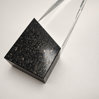 Trophée en marbre moderne Crystal Peak Award, design géométrique pointu créatif, gravure personnalisée pour la reconnaissance d'entreprise