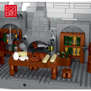 XMORK Set di Costruzioni Castello Medievale MOC 8603 Pezzi, Fortezza Antica Europea, Giocattolo Fai-da-Te per Adulti e Collezionisti di Architettura - Product Image 3