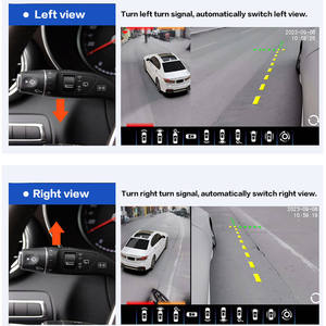 Hongrui AI 1080P 3.5D 360 degrés vue d'oiseau <span class=keywords><strong>Panorama</strong></span> 360 système de caméra de voiture <span class=keywords><strong>Parking</strong></span> Surround vue enregistreur vidéo DVR moniteur UHD - Product Image 6