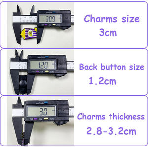 Abalorios de PVC blando para zapatos, superventas, a la moda, 2025, para zuecos, accesorios para zapatos, estilo de pollitos bonitos con hebilla y flores, tamaño de 2,5-3,5 cm - Product Image 3