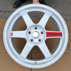 ล้อแม็กซ์ <span class=keywords><strong>TE37</strong></span> สไตล์ 6 ก้าน <span class=keywords><strong>ขอบ</strong></span> <span class=keywords><strong>15</strong></span>-19 นิ้ว 4x100 5x114.3 <span class=keywords><strong>สี</strong></span><span class=keywords><strong>ดำ</strong></span>ด้าน น้ำหนักเบา ผลิตด้วยเทคโนโลยี Flow Forming สำหรับรถ JDM สมรรถนะสูง - Product Image 3