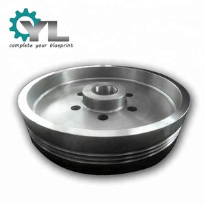 Puleggia a blocco per tendicinghie in acciaio fuso di grandi dimensioni, OEM, ad alta precisione, per impieghi gravosi, prodotta in Cina - Product Image 5
