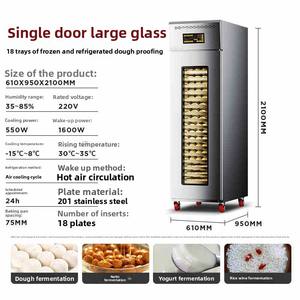 Cámara de Fermentación Refrigerada Comercial Birui de 36 Bandejas con Temporizador Automático para Panadería, Herramienta Mágica para Masa de <span class=keywords><strong>Pan</strong></span> - Product Image 6