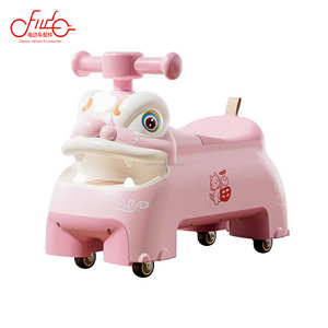 Nouvelle trottinette à quatre roues pour enfants, danse du lion chinoise mignonne, <span class=keywords><strong>yoyo</strong></span>, 1 à 5 ans, avec musique et éclairage - Product Image 5