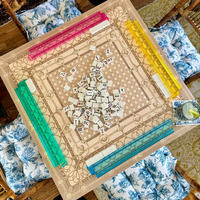 Alas Mahjong Grosir Baru Modern Portabel Mewah Anti Luntur Ramah Lingkungan