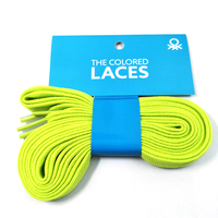 Avec un emballage unique pour lacets personnalisés en polyester avec embout en plastique