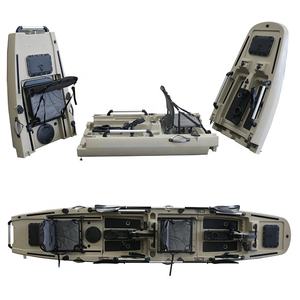 Kayak à pédales de 14 pieds, canoë de pêche pour 2 personnes avec pédales de propulsion, accessoires de <span class=keywords><strong>bateau</strong></span> en Chine, canoekayak à <span class=keywords><strong>moteur</strong></span> <span class=keywords><strong>électrique</strong></span> pour les sports de pêche - Product Image 1