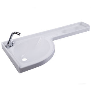 RV lavello da <span class=keywords><strong>cucina</strong></span> <span class=keywords><strong>Camper</strong></span> Caravan con lavabo in acrilico leggero bianco lavello per <span class=keywords><strong>Camper</strong></span> - Product Image 2