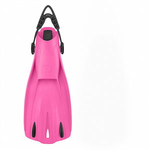 Palmes de natation pour adultes Palmes de plongée en apnée longues en silicone de qualité supérieure avec talon ouvert Talon réglable pour la plongée sous-marine - Product Image 6