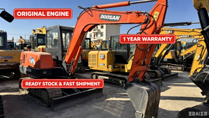 Cargadora de ruedas Doosan DH55 LC de 6 toneladas usada, de alta calidad, con motor y caja de cambios, precio bajo, pocas horas de trabajo, motor original. - Product Image 2