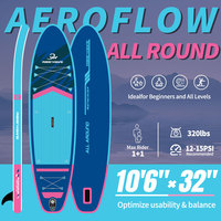 Planche de paddle gonflable (SUP) avec matériau Drop Stitch, portable, accessoires inclus, OEM disponible