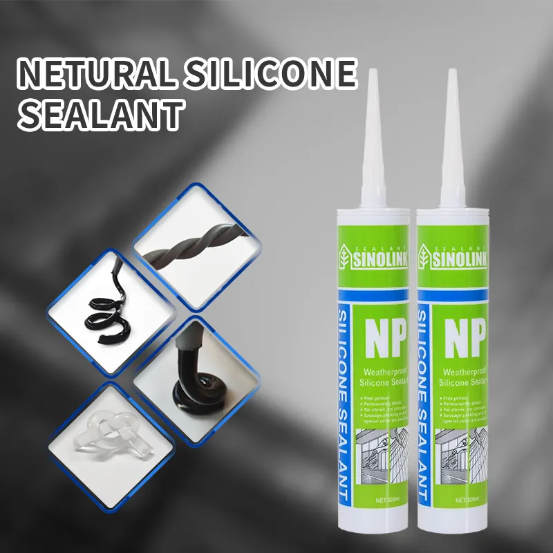 Silicone trasparente per sigillante per adesivi per applicazioni interne ed esterne per calafataggio articolare fungicida