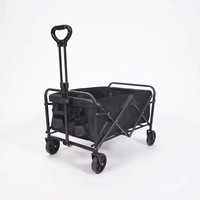 Chariot de camping pliable et léger de haute qualité pour l'extérieur, idéal pour les légumes et le transport