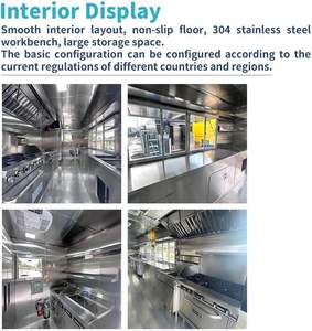 รถขายอาหารไฟฟ้าสำหรับขายบาร์บีคิวเคลื่อนที่รถขายอาหารทำจากไอศครีมสลัดแฮมเบอร์เกอร์ - Product Image 4