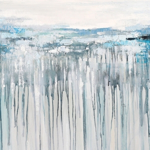 Dipinti Murali Astratti Dipinti a Mano con Texture Colorata, Opera d'Arte <span class=keywords><strong>Bianca</strong></span> e Blu con Cornice in <span class=keywords><strong>Legno</strong></span> - Product Image 3