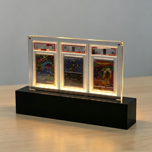 Hot Sale Premium Sleek Illuminated Acrylic Card <b>Stand</b> Enhanced Visibility Collectible Slab Holder for TCG Card Display - Product Image 3
