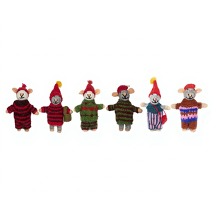 Juguetes de Peluche de Animales Adorables Hechos a Mano, Decoración de Interiores, 4-4.9 Pulgadas de Altura, Diseño Multicolor, Piel Sintética - Product Image 1