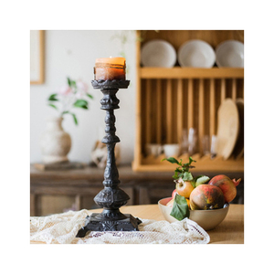 Bougeoir Vintage en Fonte <span class=keywords><strong>de</strong></span> Pays Américain, Bougeoir Moderne, Décoration <span class=keywords><strong>de</strong></span> Table <span class=keywords><strong>de</strong></span> Salon pour Noël - Product Image 3