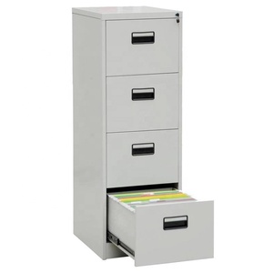 Drawer kabinet storage drawer type iron art storage cabinet vertical filling cabinet metal steel filling 4 drawers cabinet