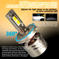 Buen precio 90W 140W 200W 300W Luces Para Auto H1 H4 H11 H13 H7 Luces Led LED 9005 9006 Para Coche Bombillas de faros Led 300W