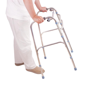 Factory Supply Stainless Steel <strong>Disabled</strong> <strong>Walker</strong> Height Adjustable Foldable Portable Lightweight Rehabilitation - Product Image 1