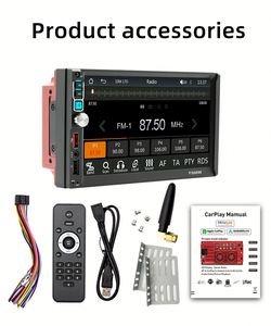 7 inch hiển thị kỹ thuật số 2DIN MP5 xe <span class=keywords><strong>stereo</strong></span> với Carplay cho OBD2 RGB khuếch đại 1 năm bảo hành - Product Image 5